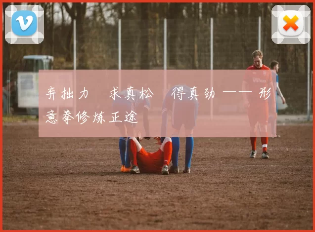 弃拙力・求真松・得真劲 —— 形意拳修炼正途