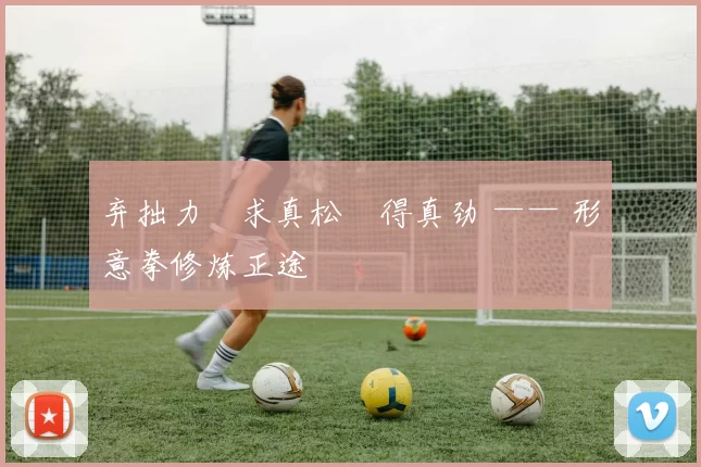 弃拙力・求真松・得真劲 —— 形意拳修炼正途