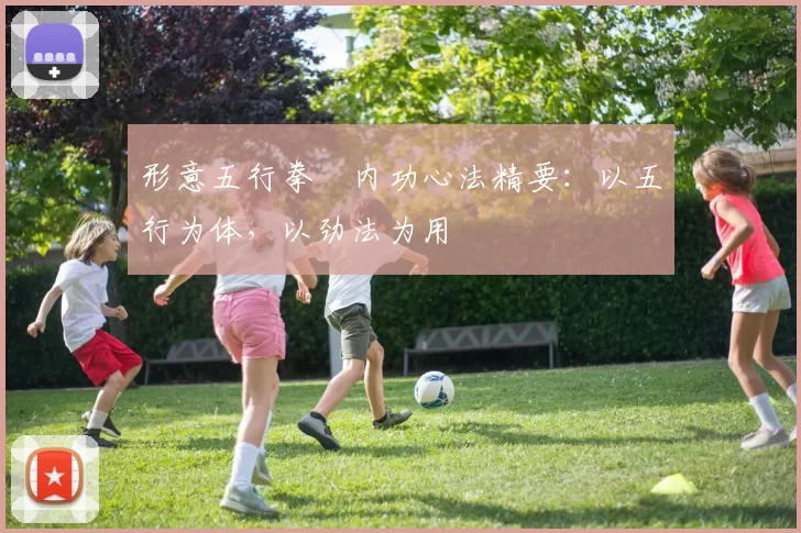 形意五行拳・内功心法精要：以五行为体，以劲法为用
