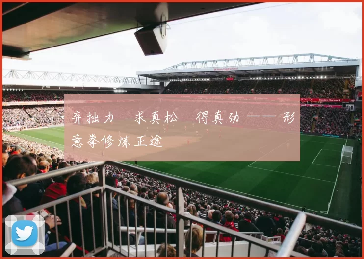 弃拙力・求真松・得真劲 —— 形意拳修炼正途