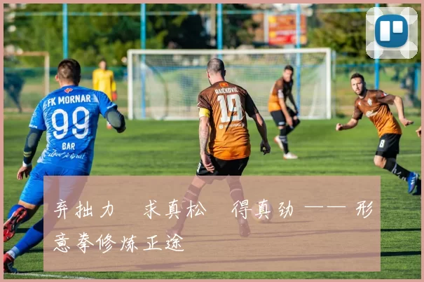 弃拙力・求真松・得真劲 —— 形意拳修炼正途