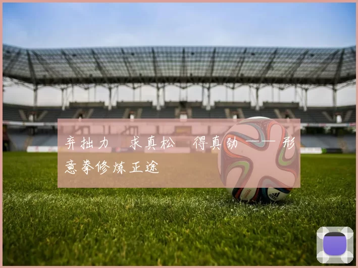 弃拙力・求真松・得真劲 —— 形意拳修炼正途