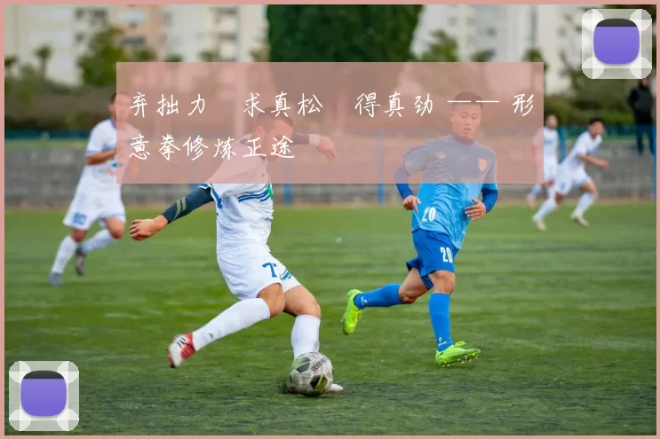 弃拙力・求真松・得真劲 —— 形意拳修炼正途