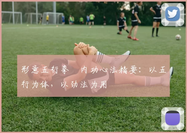 形意五行拳・内功心法精要:以五行为体,以劲法为用