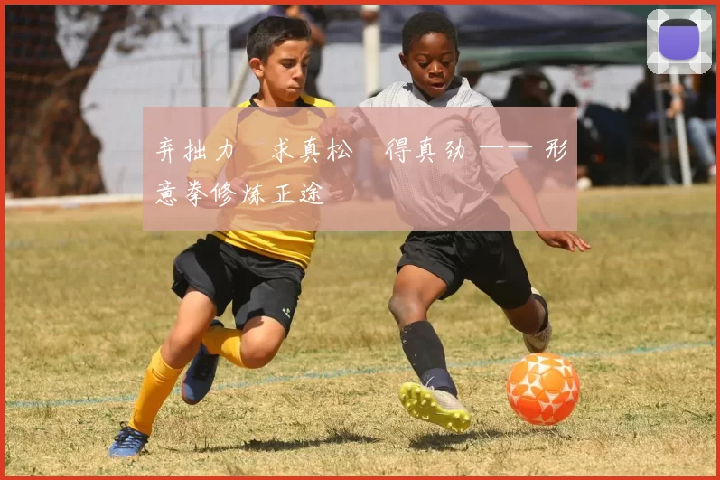 弃拙力・求真松・得真劲 —— 形意拳修炼正途