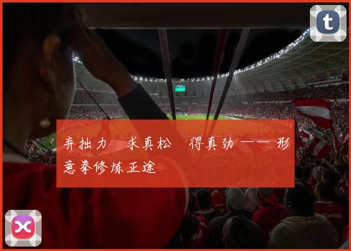 弃拙力・求真松・得真劲 —— 形意拳修炼正途