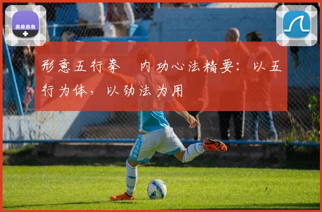 形意五行拳・内功心法精要:以五行为体,以劲法为用