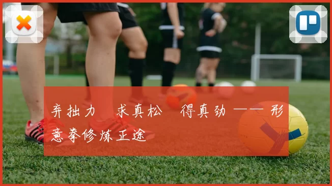 弃拙力・求真松・得真劲 —— 形意拳修炼正途