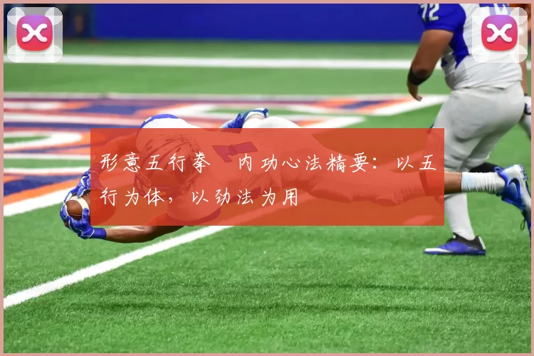 形意五行拳・内功心法精要：以五行为体，以劲法为用