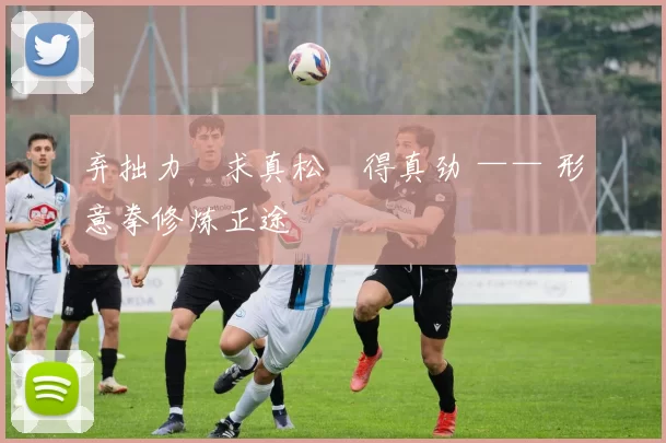 弃拙力・求真松・得真劲 —— 形意拳修炼正途