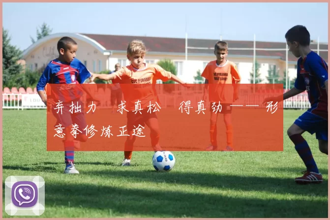 弃拙力・求真松・得真劲 —— 形意拳修炼正途