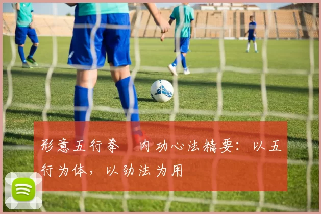 形意五行拳・内功心法精要：以五行为体，以劲法为用