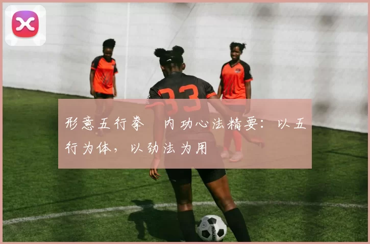 形意五行拳・内功心法精要:以五行为体,以劲法为用