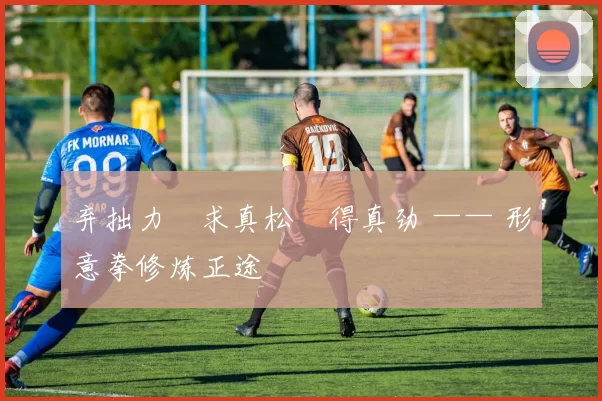 弃拙力・求真松・得真劲 —— 形意拳修炼正途