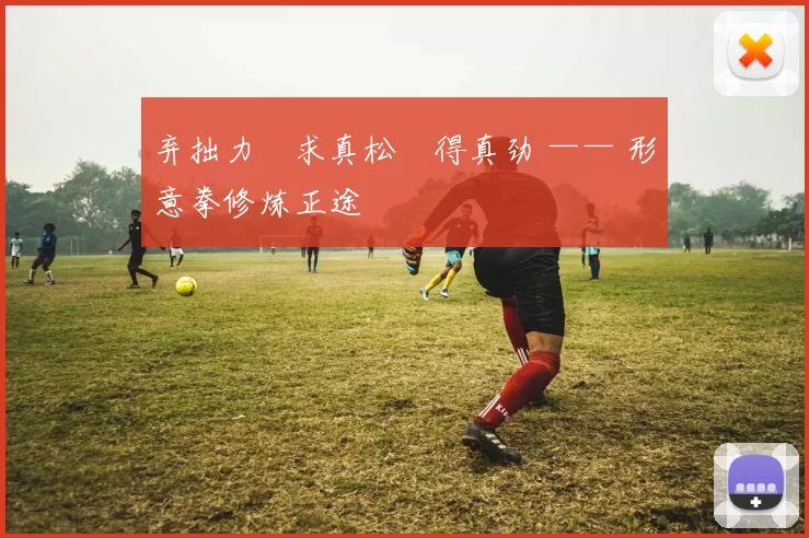 弃拙力・求真松・得真劲 —— 形意拳修炼正途