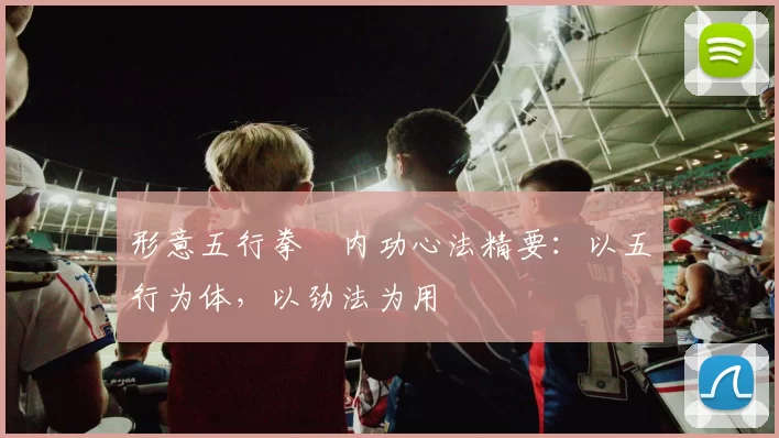 形意五行拳・内功心法精要：以五行为体，以劲法为用