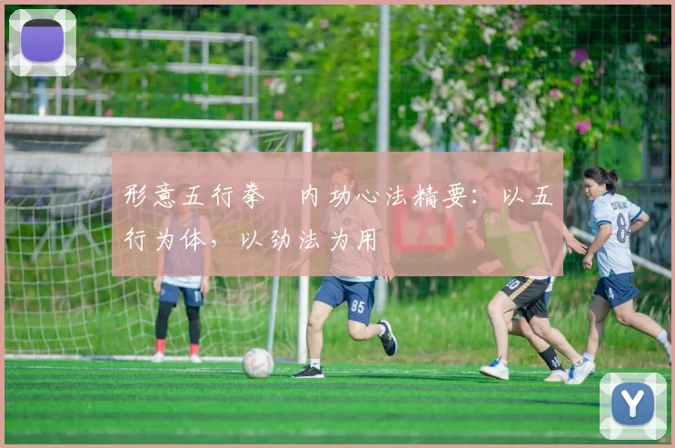 形意五行拳・内功心法精要：以五行为体，以劲法为用