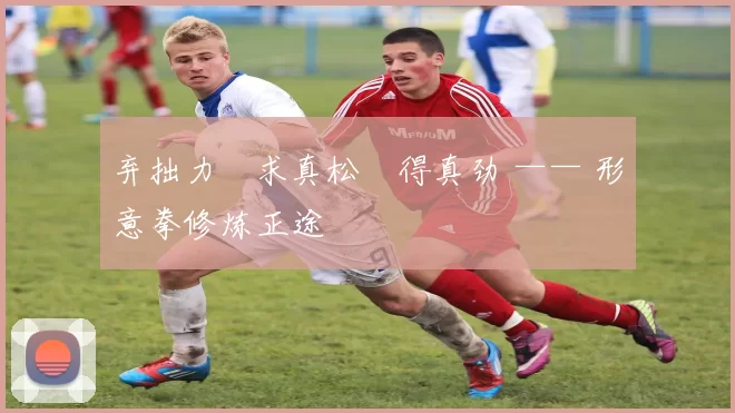 弃拙力・求真松・得真劲 —— 形意拳修炼正途