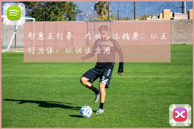 形意五行拳・内功心法精要：以五行为体，以劲法为用