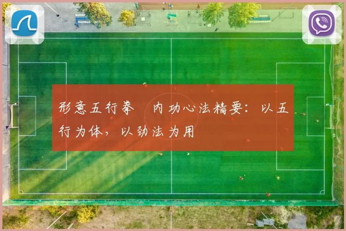 形意五行拳・内功心法精要:以五行为体,以劲法为用