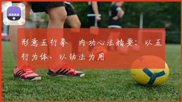 形意五行拳・内功心法精要:以五行为体,以劲法为用