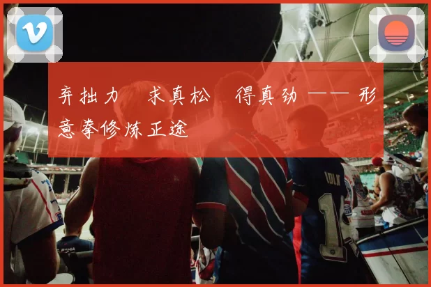 弃拙力・求真松・得真劲 —— 形意拳修炼正途