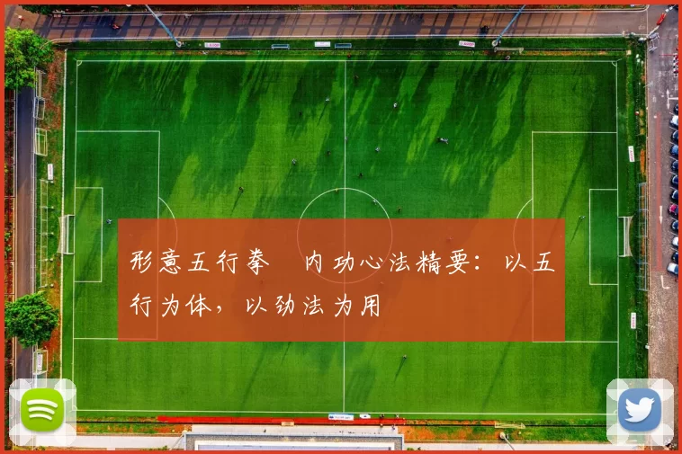 形意五行拳・内功心法精要:以五行为体,以劲法为用