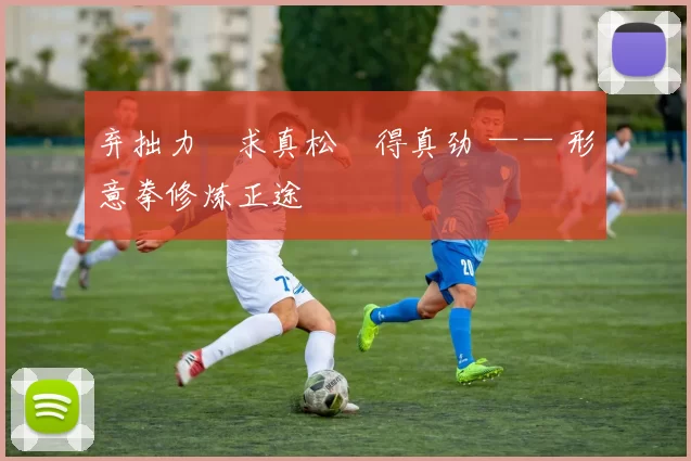 弃拙力・求真松・得真劲 —— 形意拳修炼正途