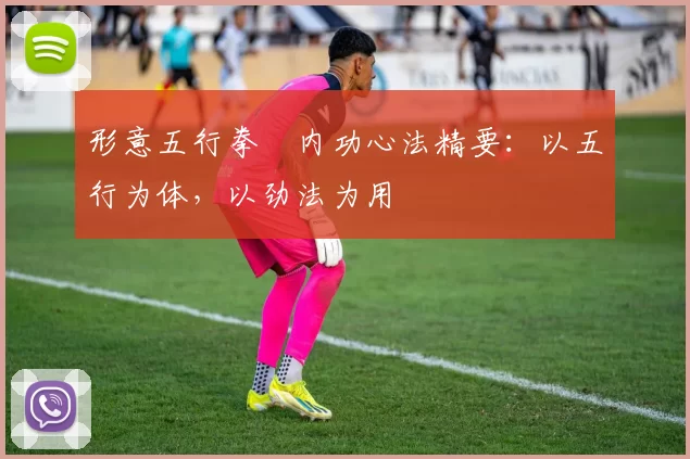 形意五行拳・内功心法精要:以五行为体,以劲法为用