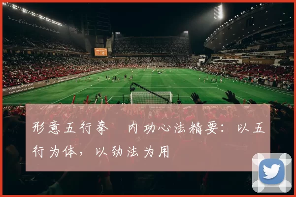形意五行拳・内功心法精要：以五行为体，以劲法为用
