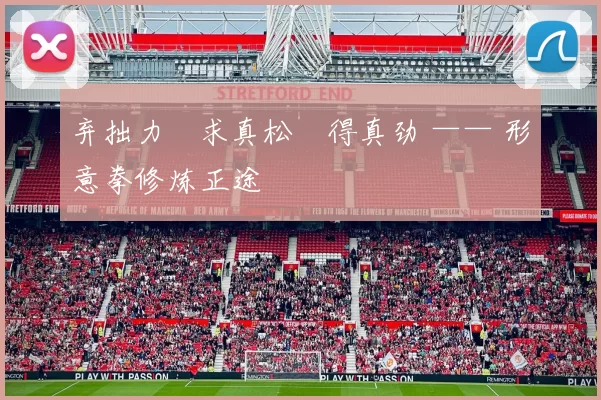 弃拙力・求真松・得真劲 —— 形意拳修炼正途