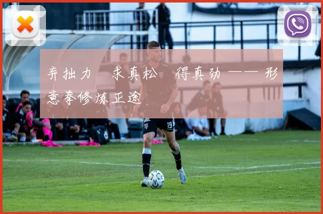 弃拙力・求真松・得真劲 —— 形意拳修炼正途