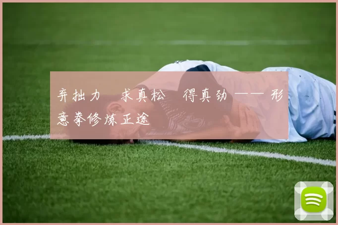 弃拙力・求真松・得真劲 —— 形意拳修炼正途