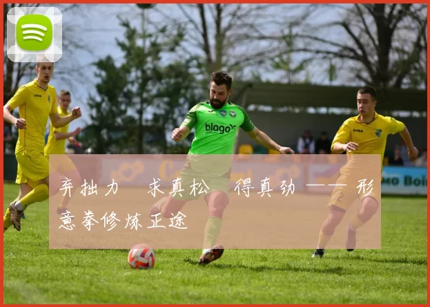 弃拙力・求真松・得真劲 —— 形意拳修炼正途