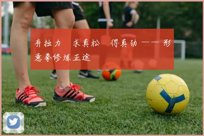 弃拙力・求真松・得真劲 —— 形意拳修炼正途