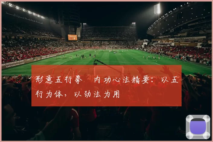 形意五行拳・内功心法精要：以五行为体，以劲法为用