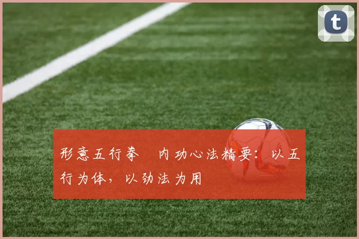 形意五行拳・内功心法精要：以五行为体，以劲法为用