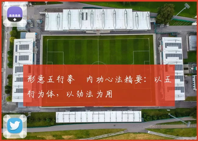 形意五行拳・内功心法精要:以五行为体,以劲法为用