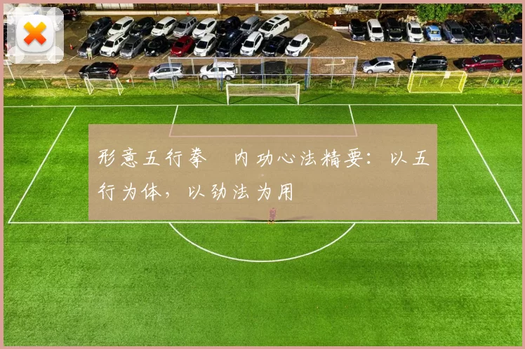 形意五行拳・内功心法精要：以五行为体，以劲法为用