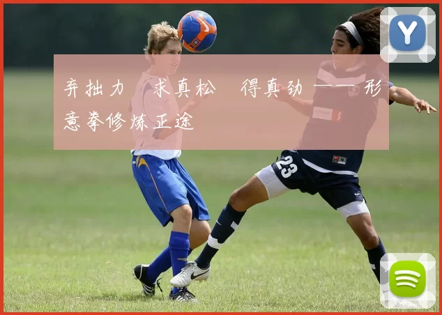 弃拙力・求真松・得真劲 —— 形意拳修炼正途