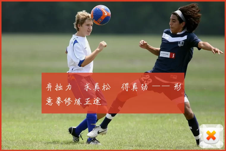 弃拙力・求真松・得真劲 —— 形意拳修炼正途