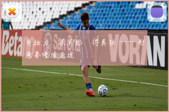 弃拙力・求真松・得真劲 —— 形意拳修炼正途