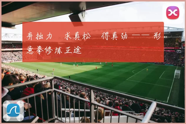 弃拙力・求真松・得真劲 —— 形意拳修炼正途