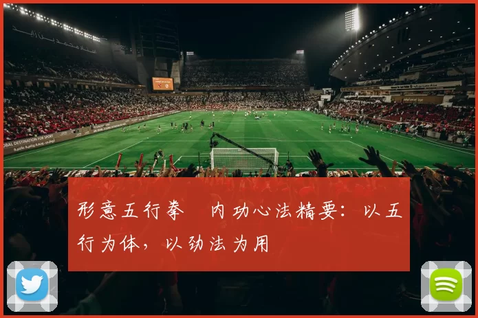 形意五行拳・内功心法精要：以五行为体，以劲法为用