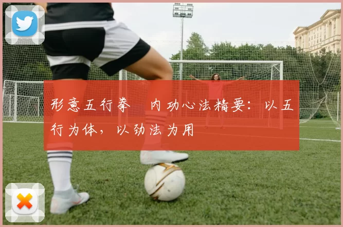 形意五行拳・内功心法精要：以五行为体，以劲法为用