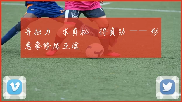 弃拙力・求真松・得真劲 —— 形意拳修炼正途