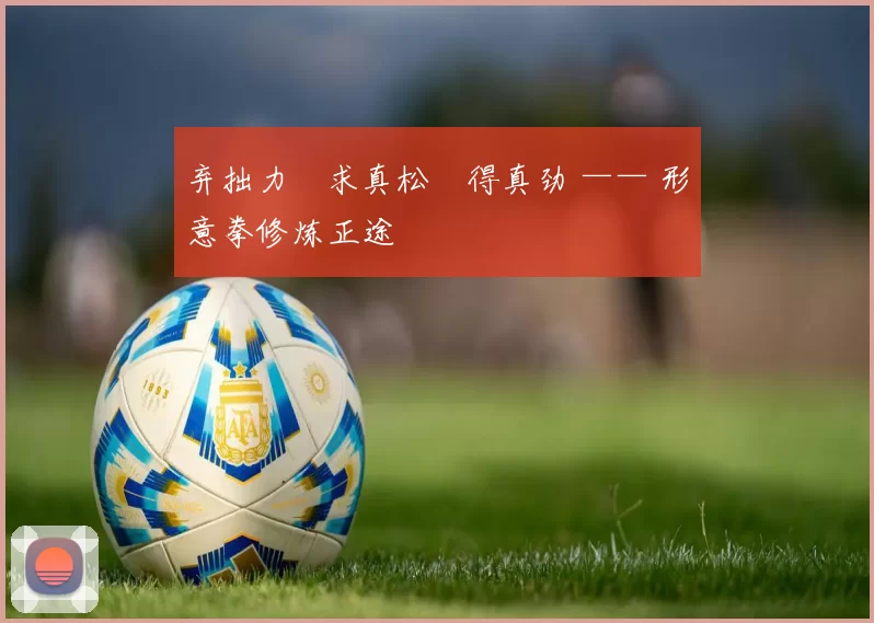 弃拙力・求真松・得真劲 —— 形意拳修炼正途