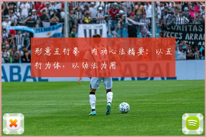 形意五行拳・内功心法精要：以五行为体，以劲法为用