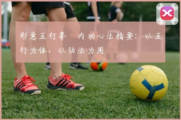 形意五行拳・内功心法精要：以五行为体，以劲法为用