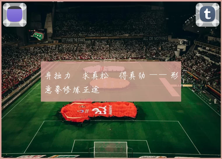 弃拙力・求真松・得真劲 —— 形意拳修炼正途